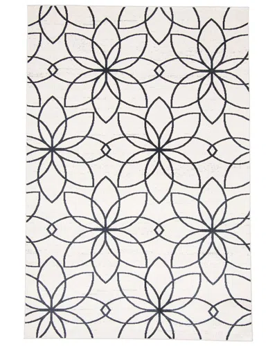 Ecarpet Aqua Terali Washable Rug In Ivory