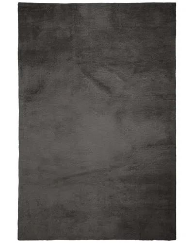 Ecarpet Argo Plush Machine-washable Rug In Gray