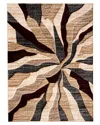 Ecarpet Banu Modern Abstract Rug In Taupe