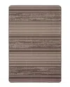 Ecarpet Cabana Textured Anti-slip Mat In Chocolate