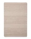 Ecarpet Cabana Textured Anti-slip Mat In Taupe