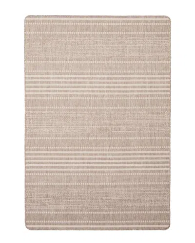 Ecarpet Cabana Textured Anti-slip Mat In Taupe