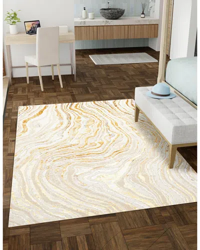 Ecarpet Clara Contemporary/modern Rug In Nude