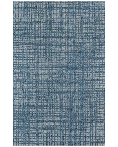 Ecarpet Como Contemporary Area Rug In Blue