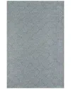 Ecarpet Como Contemporary Area Rug In Blue