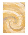 Ecarpet Cora Modern Abstract Rug In Orange