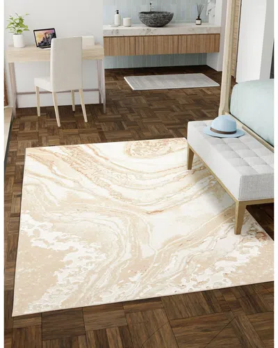 Ecarpet Dove Contemporary/modern Rug In Nude