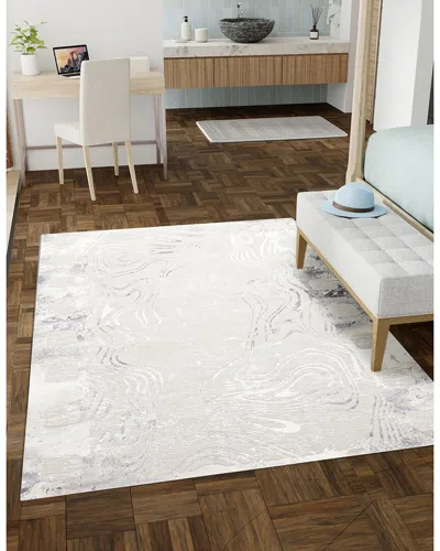 Ecarpet Echo Contemporary/modern Rug In Gray