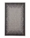 Ecarpet Edge Contemporary Area Rug In Grey