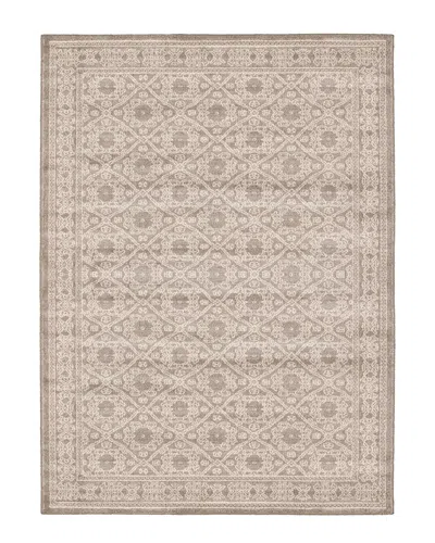 Ecarpet Emma Traditional Damask Rug In Brown