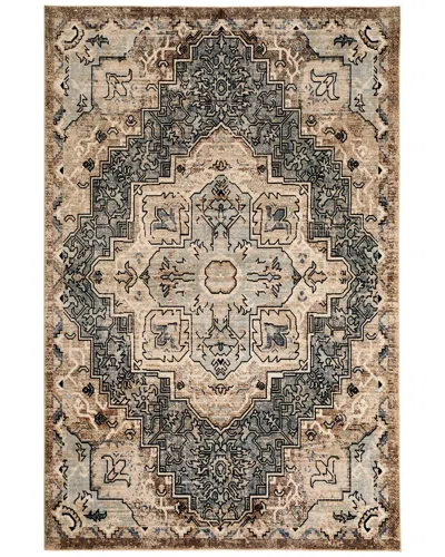 Ecarpet Esmira Persian Style Machine-washable Rug In Blue