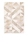 Ecarpet Fabian Contemporary Area Rug In Ivory