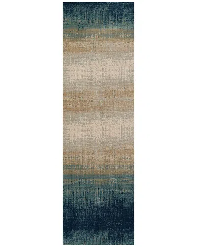 Ecarpet Genevieve Contemporary Runner Rug In Multi