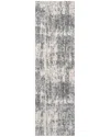 Ecarpet Genevieve Traditional Runner Rug In Gray