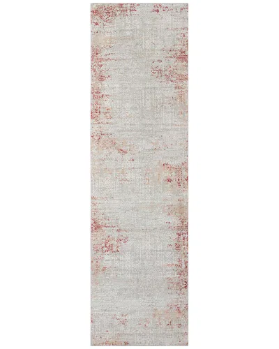 Ecarpet Genevieve Traditional Runner Rug In Red