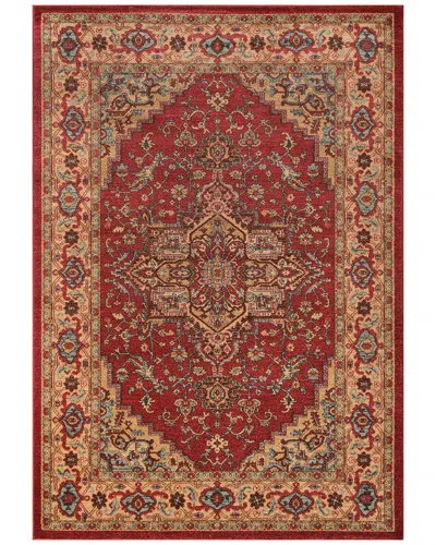 Ecarpet Ghazni Traditional Area Rug In Red