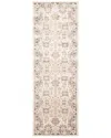 Ecarpet Gloria Traditional Runner Rug In Neutral