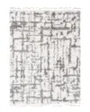 Ecarpet Grammercy Urban Moroccan Fringed Shag Rug In Cream