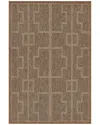 Ecarpet Hampton Transitional Area Rug In Brown