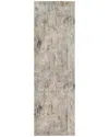 Ecarpet Izmir Traditional Runner Rug In Gray