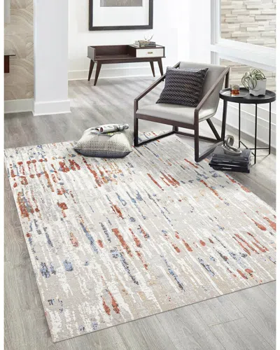 Ecarpet Juniper Contemporary/modern Rug In White