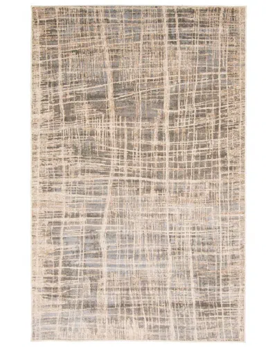 Ecarpet Lattice Contemporary/modern Area Rug In Brown