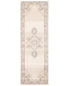 Ecarpet Myra Traditional Runner Rug In Neutral