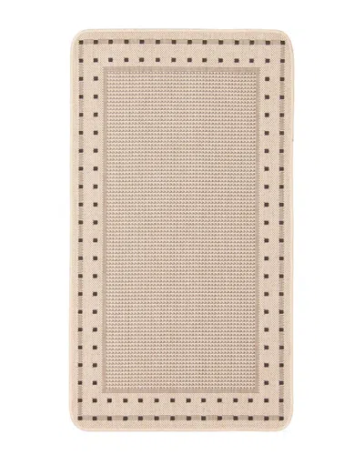 Ecarpet Nadia Textured Anti-slip Mat In Cream