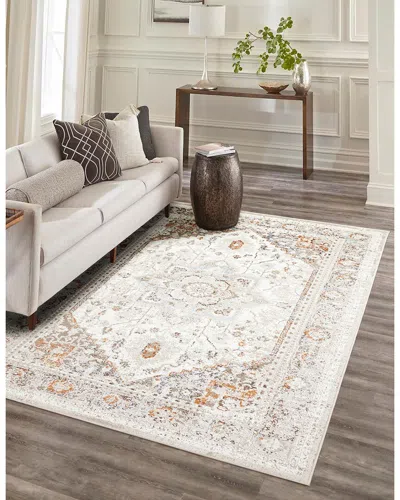 Ecarpet Paradox Traditional Rug In White