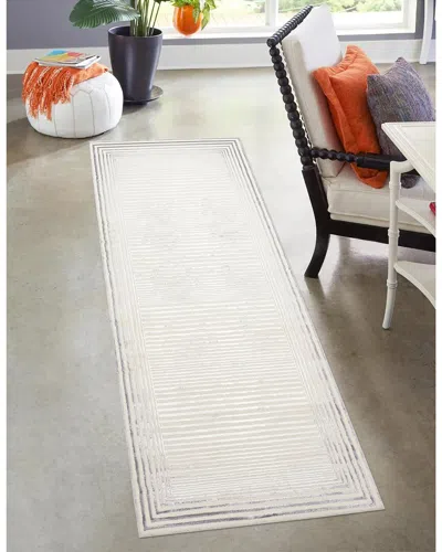 Ecarpet Ramona Contemporary/modern Rug In White