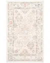 Ecarpet Rococo Traditional Area Rug In Neutral