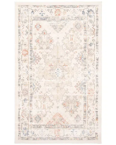 Ecarpet Rococo Traditional Area Rug In Neutral