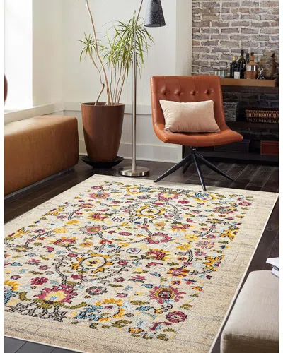 Ecarpet Rosa Traditional Rug In Neutral