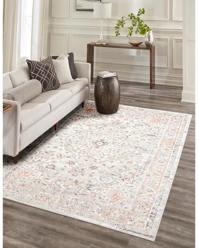 Ecarpet Seline Traditional Rug In White
