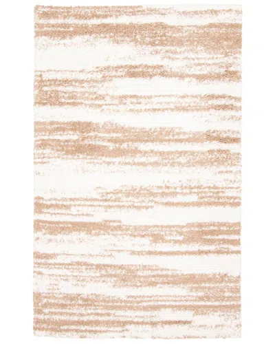 Ecarpet Sirius Contemporary/modern Plush Area Rug In Nude