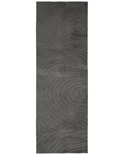 Ecarpet Somos Modern Machine-washable Rug In Gray