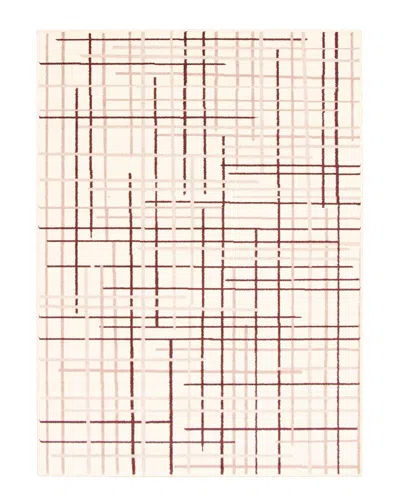 Ecarpet Tessa Contemporary Abstract Rug In Pink