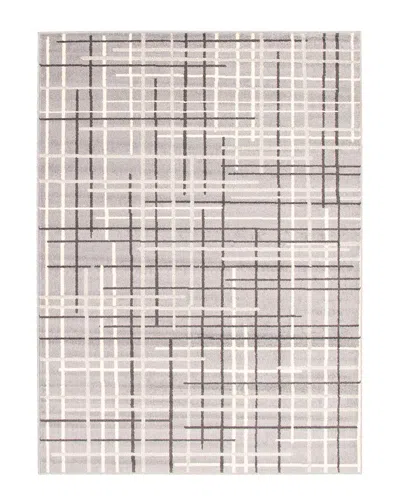 Ecarpet Tessa Contemporary Abstract Rug In Gray