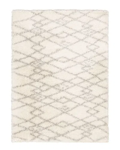 Ecarpet Touch Moroccan Plush Shag Rug In Neutral