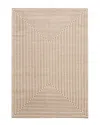 Ecarpet Trona Modern Abstract Rug In Taupe