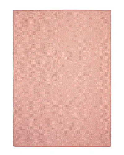 Ecarpet Veranda Diamond Indoor/outdoor Rug In Coral