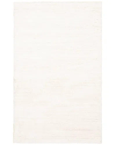 Ecarpet Yeti Contemporary/modern Plush Area Rug In White