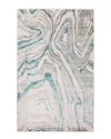 Ecarpet Zhara Contemporary Area Rug In Teal