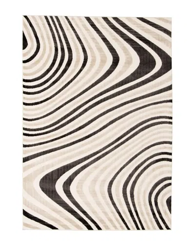 Ecarpet Zuma Modern Abstract Rug In Taupe