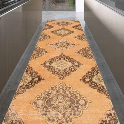 Ecarpetgallery Anadol Vintage Tan Rug 3'6" X 12'0" In Brown