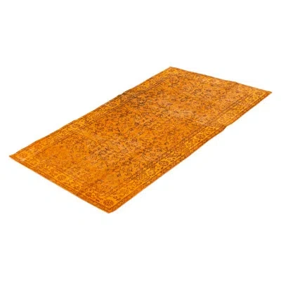Ecarpetgallery Color Transition Orange Rug 3''9" X 6''9"
