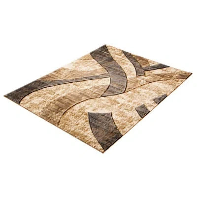 Ecarpetgallery Haley Dark Grey Rug 3''11" X 5''7" In Gray