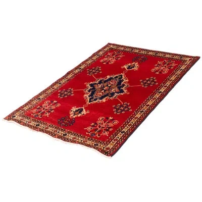 Ecarpetgallery Melis One-of-a-kind 4'7" X 6'4" 1990s Wool Area Rug Red