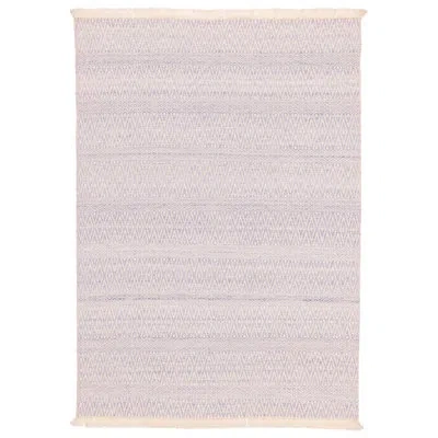 Ecarpetgallery Nevada Denim Blue Kilim 5'2" X 7'4"