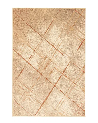 Ecarpet Nikita Abstract Rug In Coral